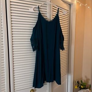 Maurice’s Blue off the shoulder dress size M